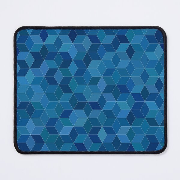 Item preview, Blue Cube 3D Pattern designed and sold by hijackhippo.