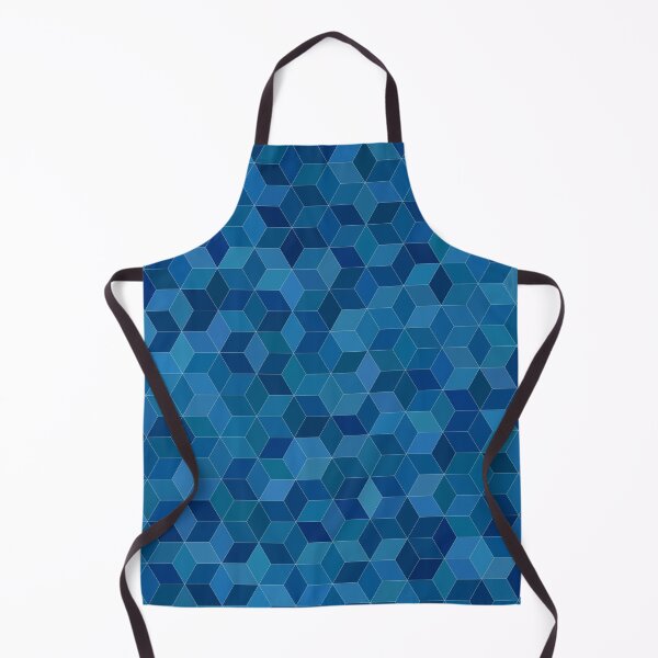 Item preview, Blue Cube 3D Pattern designed and sold by hijackhippo.