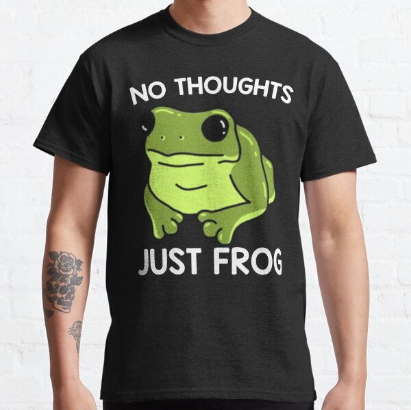 Cute Green Frog Crew Neck T-Shirt