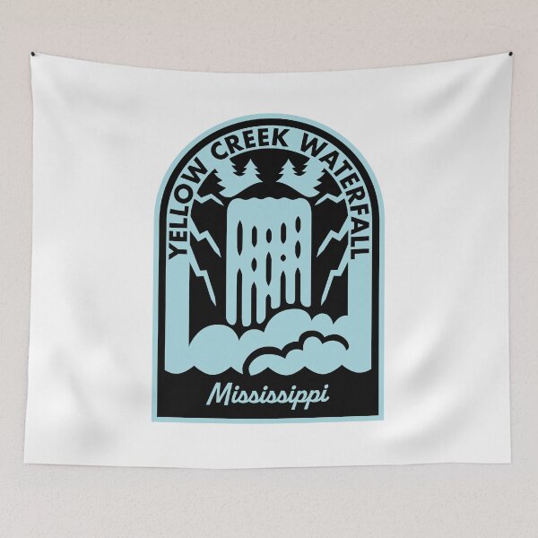 Item preview, Yellow Creek Waterfall Mississippi designed and sold by HalpinDesign.