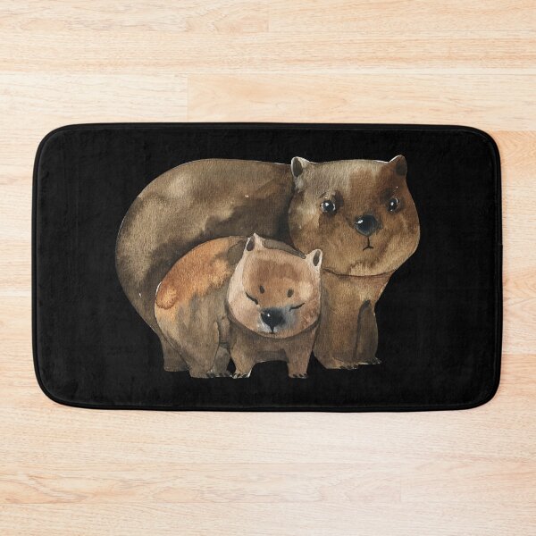 Item preview, Cute Wombats watercolor, Coarse Haired Wombats, Bare Nosed Wombats, Best Gift Idea For Wombats Mom, Wombats Owner, Wombats lover designed and sold by Paintcorner.