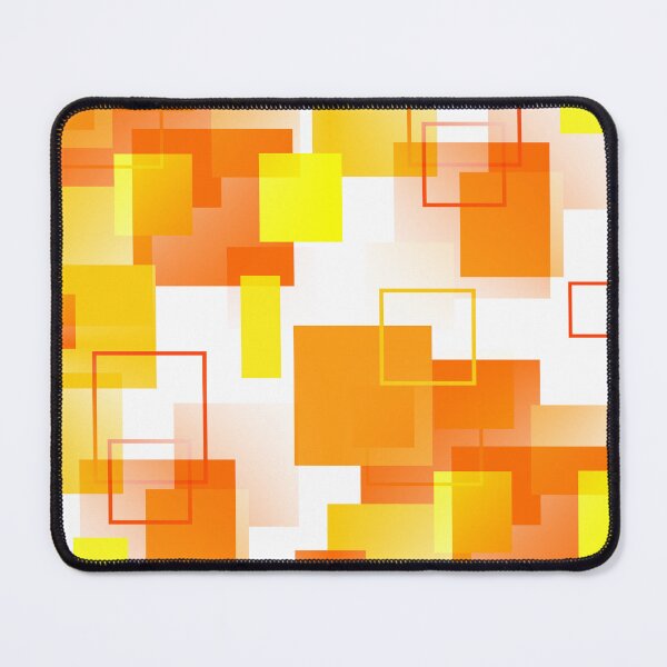 Item preview, Midcentury Modern Orange - Abstract - Orange, Yellow, White designed and sold by MellowCat.