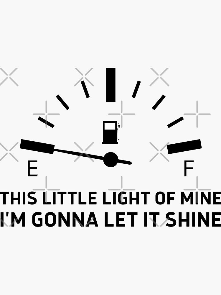 this little light of mine i'm going to let it shine sticker