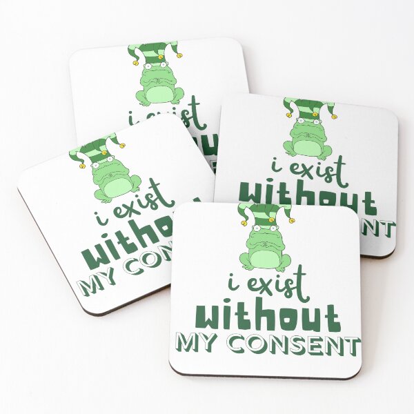 Item preview, I Exist Without My Consent Frog  designed and sold by azghari.