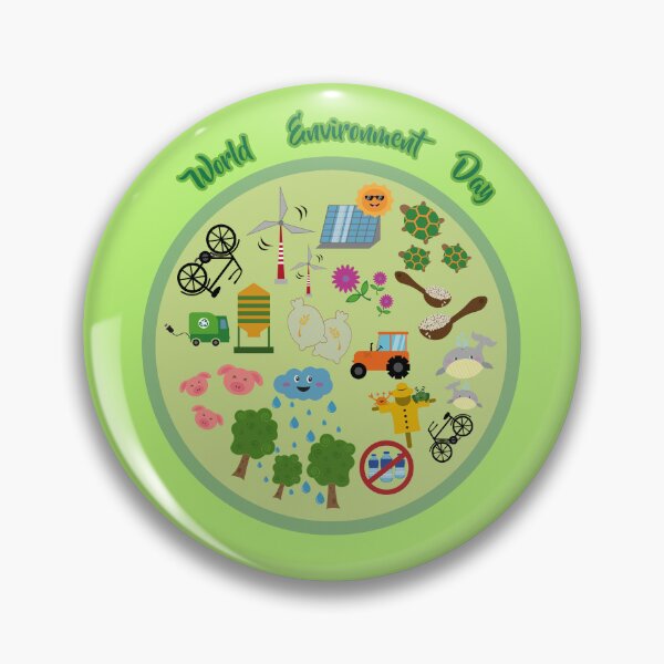 Item preview, Design of world  environment day doodle style with icons. designed and sold by Martapp.