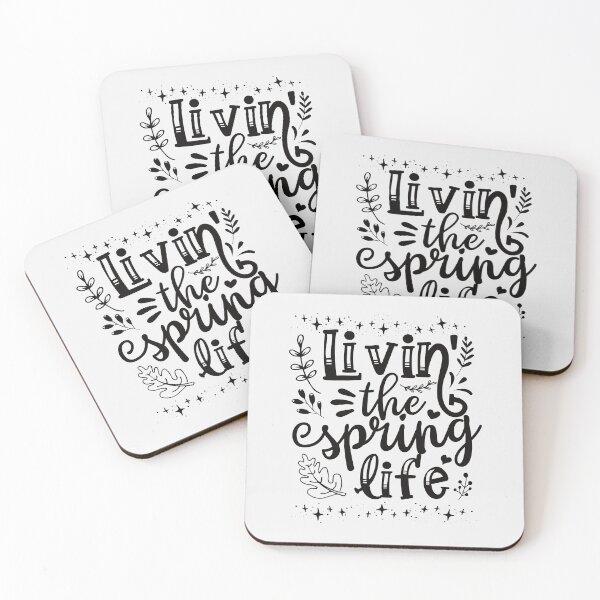 Item preview, living the spring life - funny quotes designed and sold by VichallanStudio.