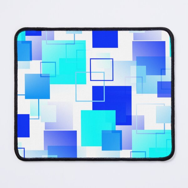 Item preview, Rhapsody In Blue - Midcentury Abstract - Blue, White designed and sold by MellowCat.