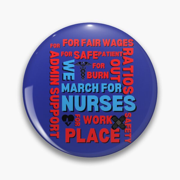 Item preview, We march for nurses designed and sold by JAdotdotDesigns.