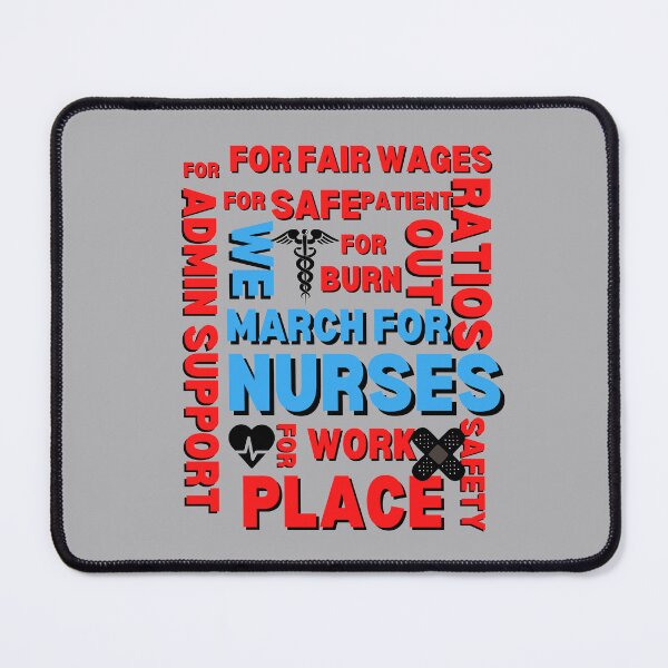 Item preview, We march for nurses designed and sold by JAdotdotDesigns.
