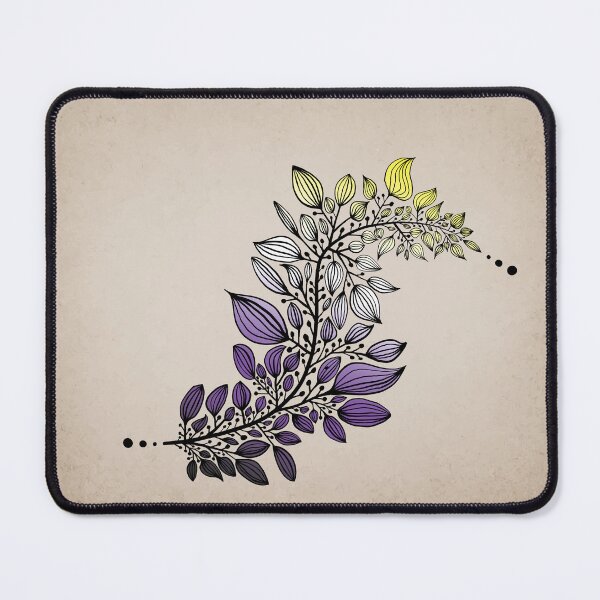 Item preview, Subtle Nonbinary Colored Leaves designed and sold by Juno Juniper.
