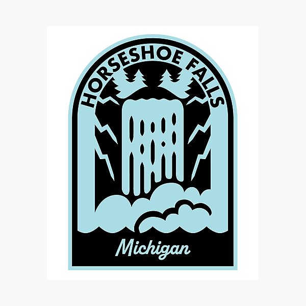 Item preview, Horseshoe Falls Michigan designed and sold by HalpinDesign.