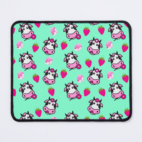 Item preview, Kawaii strawberry cow | Cute kawaii cow | Kawaii stickers | Kawaii phone cases designed and sold by FurioInc.
