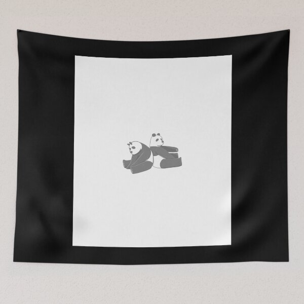 Item preview, cute animal friendly panda sticker- panda sitting Graphic . designed and sold by fergalamand.