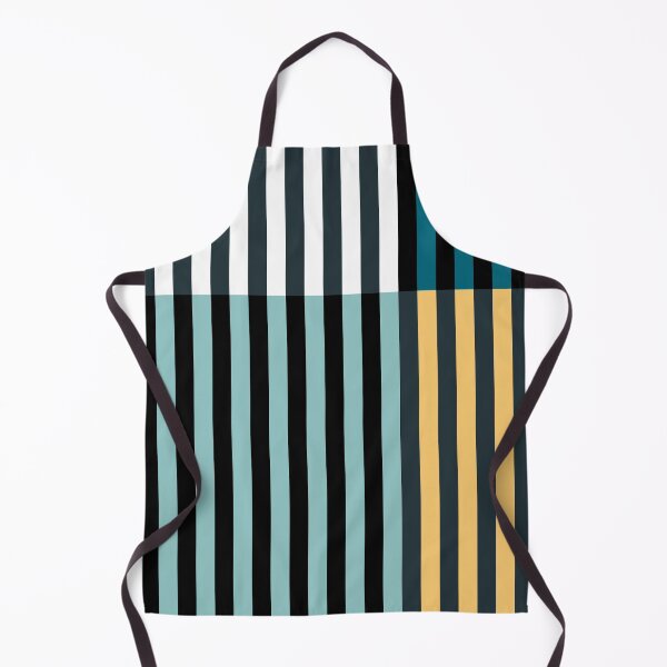 Item preview, Retro Stripes - Emerald, Sea Green & Yellow designed and sold by PeachyLitchi.