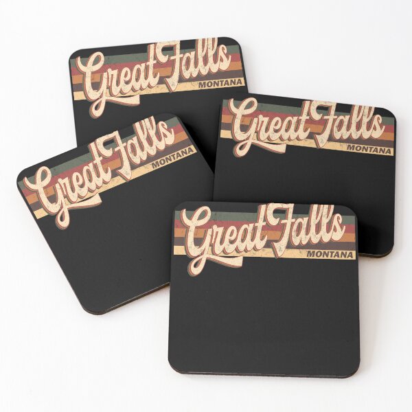 Item preview, Great Falls Montana Retro Vintage 70s 80s Design USA State Distressed designed and sold by CMonica73.