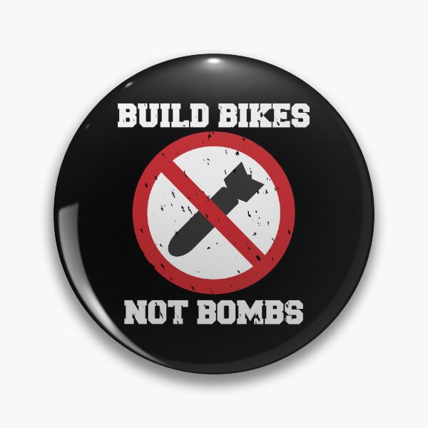 Item preview, Build Bikes Not Bombs designed and sold by KlaraBubble.