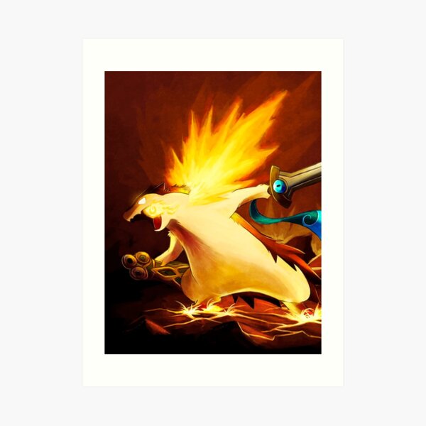 Typhlosion Art Prints Redbubble