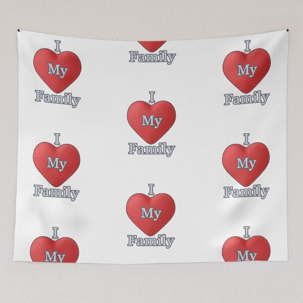 Item preview, I Love My Family - Color 02  designed and sold by SumarUp.