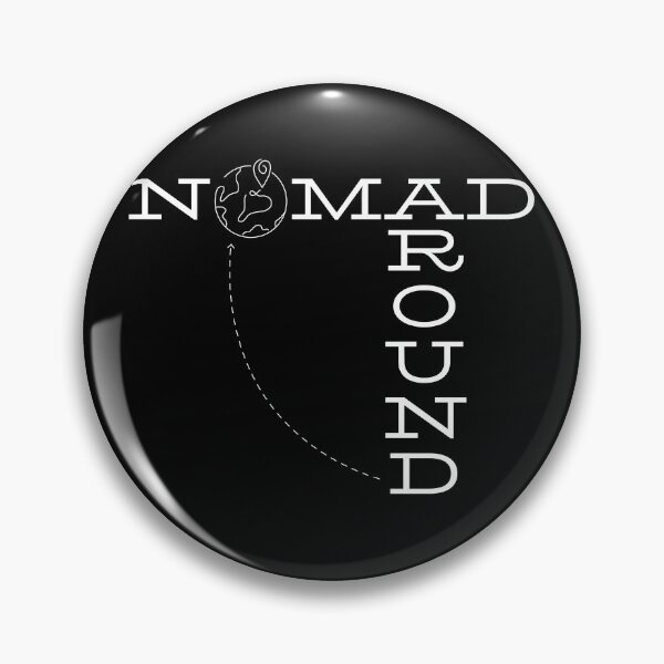 Item preview, NOMAD AROUND THE WORLD | Nomad Tshirt, Travel Tshirt, Hiking Tshirt, backpacker tshirt designed and sold by Fresh101.