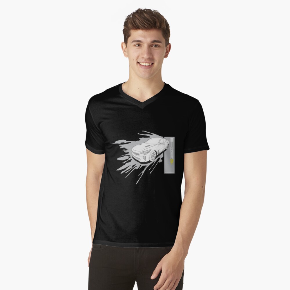 Aperçu de l'œuvre T-shirt col V créée et vendue par dylanmacall.