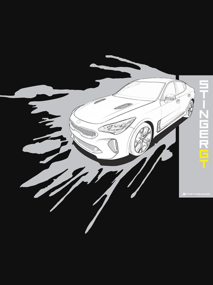 Aperçu 7 sur 7. T-shirt essentiel avec l'œuvre Kia Stinger GT Classique. créée et vendue par dylanmacall.