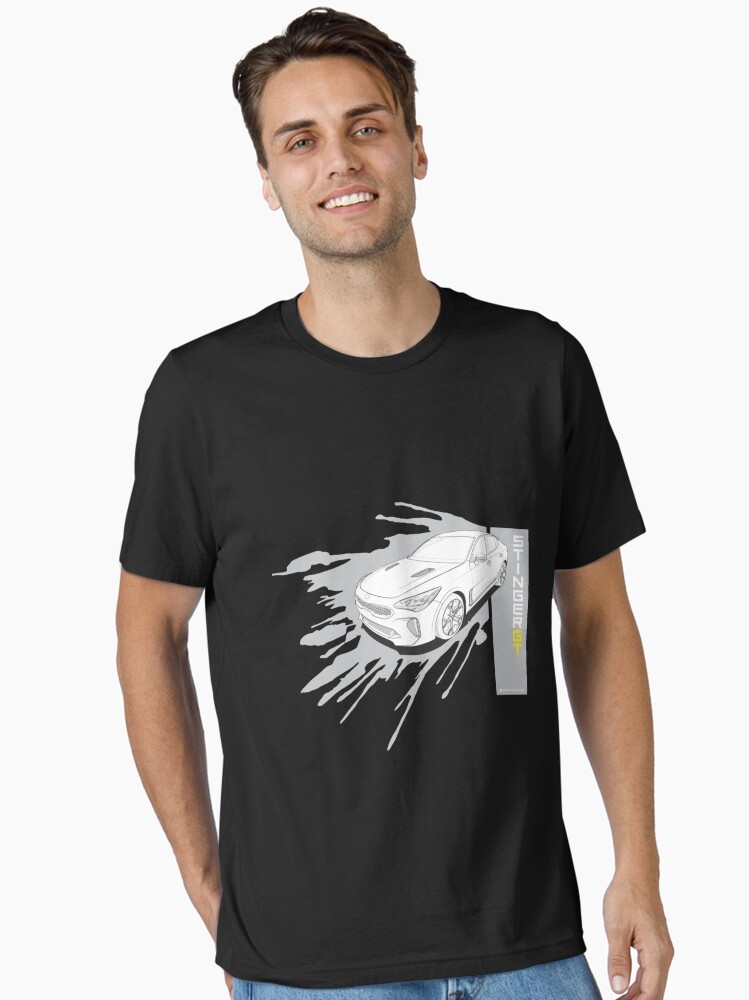 Aperçu 2 sur 7. T-shirt essentiel avec l'œuvre Kia Stinger GT Classique. créée et vendue par dylanmacall.