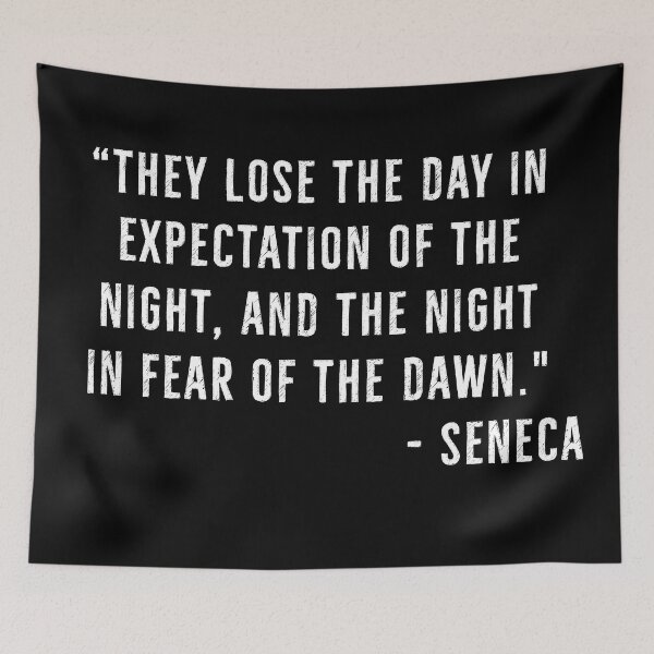 Item preview, Losing Life For Fear- Seneca Quotes | Stoicism designed and sold by PhilosophyWear.