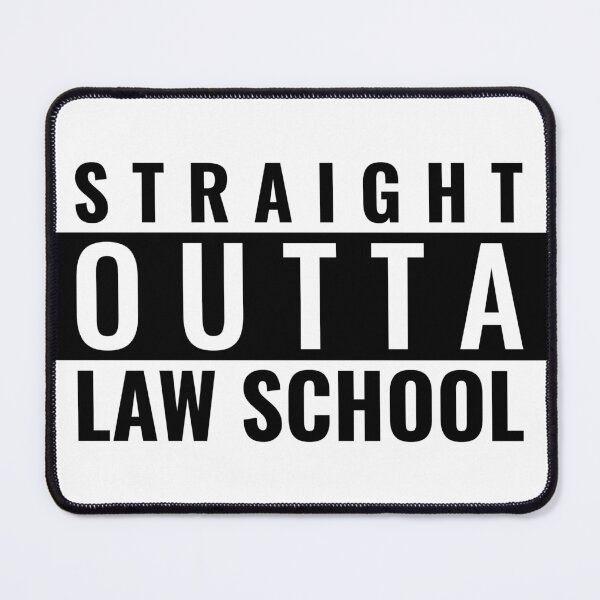 Item preview, Straight Outta Law School designed and sold by tshirtprintbar.