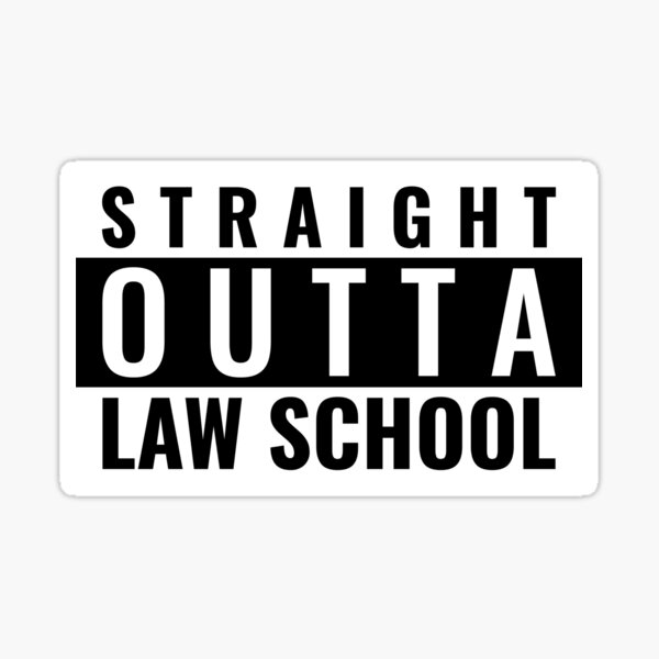 Vista previa del artículo con la obra «Directamente de la facultad de derecho», diseñado y vendido por tshirtprintbar.