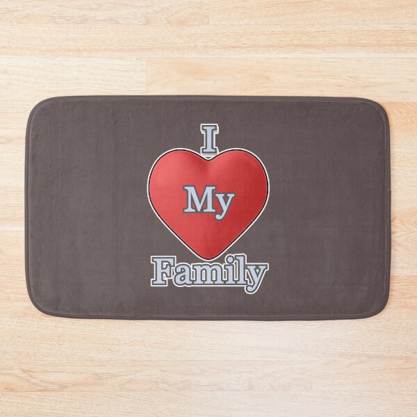 Item preview, I Love My Family - Color 07  designed and sold by SumarUp.