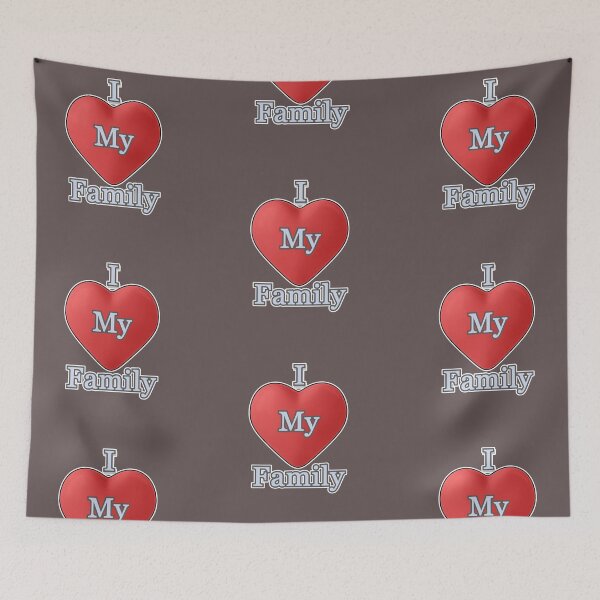 Item preview, I Love My Family - Color 07  designed and sold by SumarUp.