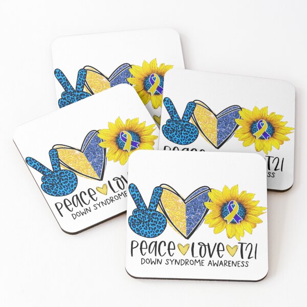 Item preview, Peace Love T21 designed and sold by TRWS.