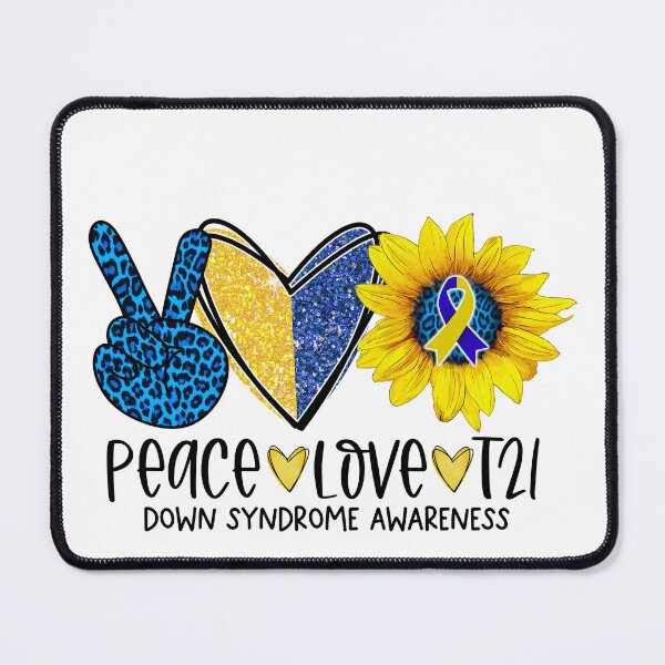 Item preview, Peace Love T21 designed and sold by TRWS.