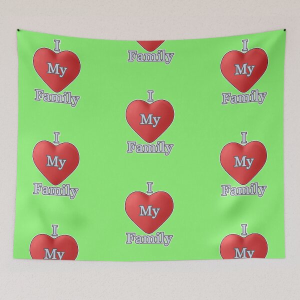 Item preview, I Love My Family - Color 08  designed and sold by SumarUp.