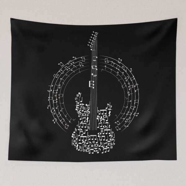 Item preview, Guitar music notes designed and sold by MandVDesigns.