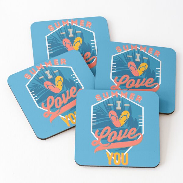 Item preview, Summer, I love you — Travel motivation quotes, lettering designed and sold by GreekTavern1979.