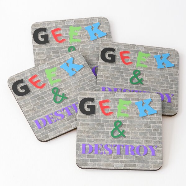 Item preview, Geek & Destroy  designed and sold by Wyzewyrds.
