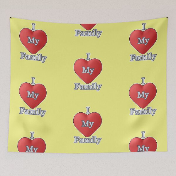 Item preview, I Love My Family - Color 10  designed and sold by SumarUp.