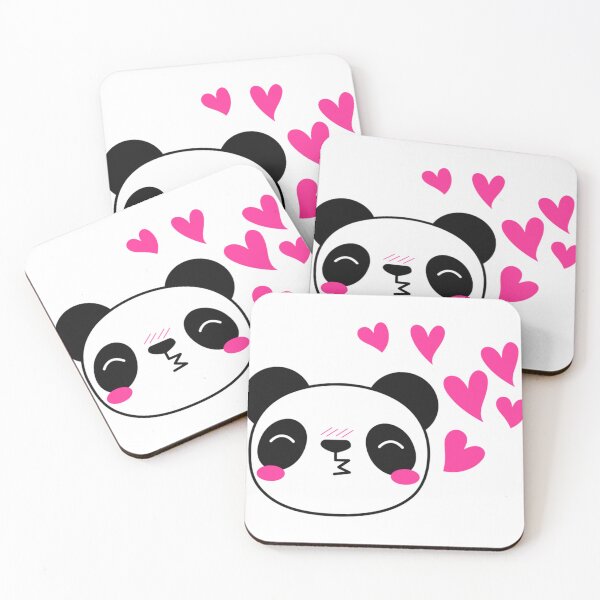 Item preview, Cute animal friendly panda, hearts  Classic . designed and sold by fergalamand.