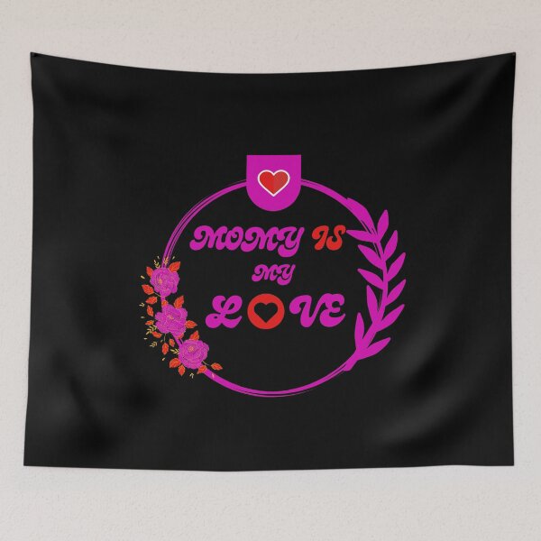 Item preview, Momy is my love cute and mother lover gifts with flowers  designed and sold by Cuatesta store.