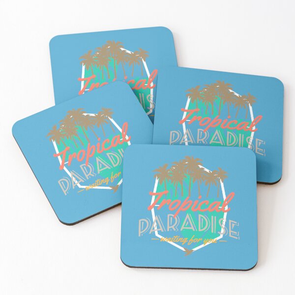 Item preview, Tropical paradise — Travel motivation quotes, lettering designed and sold by GreekTavern1979.