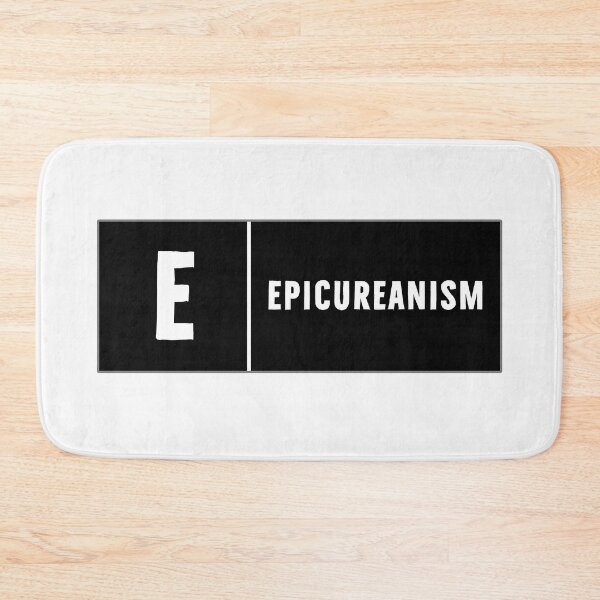 Item preview, Rated "E" for Epicurean | Epicureanism Rating Sticker designed and sold by PhilosophyWear.