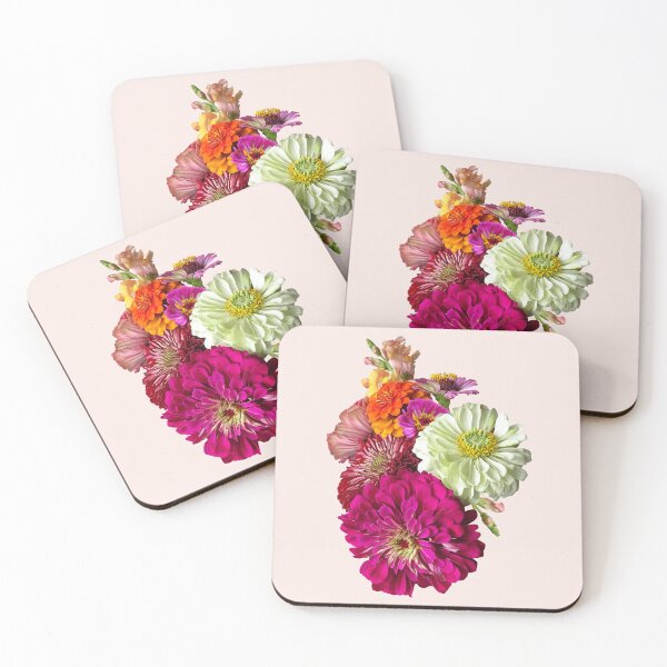 Item preview, Zinnia Bouquet Mixed Colors designed and sold by Susan Savad.