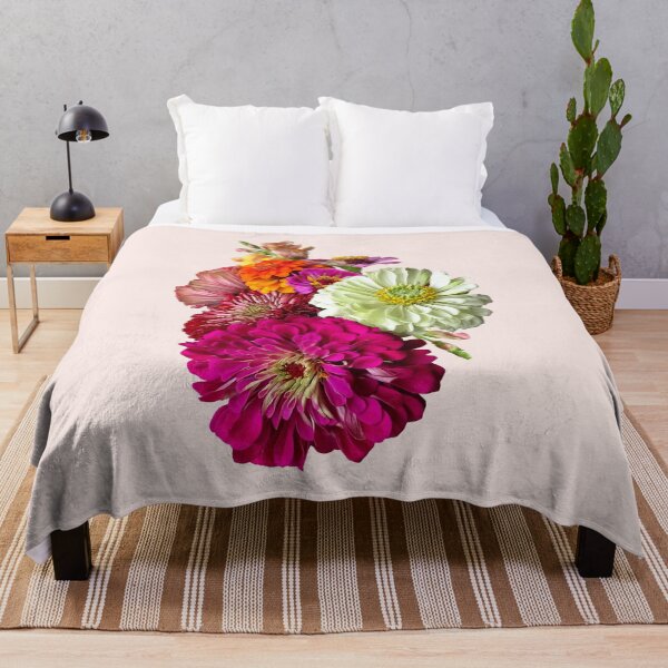 Item preview, Zinnia Bouquet Mixed Colors designed and sold by Susan Savad.