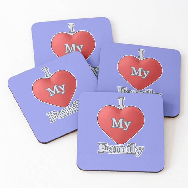 Item preview, I Love My Family - Color 12  designed and sold by SumarUp.