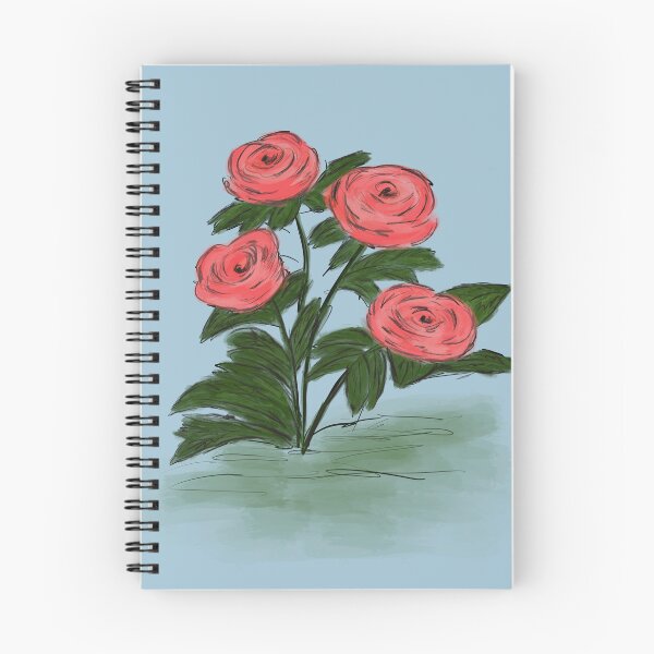 Item preview, ROSAS ROSAS SOBRE AZUL designed and sold by Shelly  Moore.