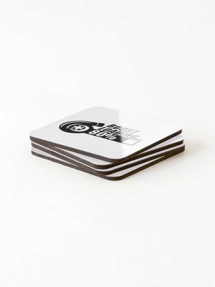 Thumbnail 4 of 5, Coasters (Set of 4), Boost Loading designed and sold by Racingdecals.