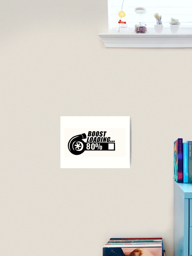 Thumbnail 2 of 3, Art Print, Boost Loading designed and sold by Racingdecals.