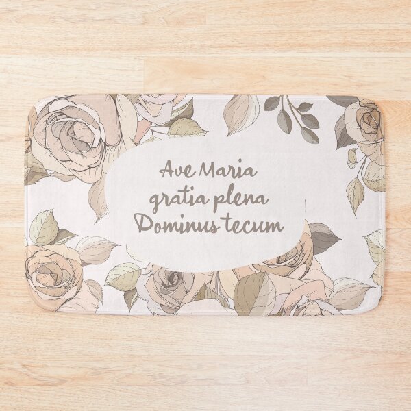 Item preview, Ave Maria, gratia plena... - Catholic Prayer designed and sold by StudioCitrine.