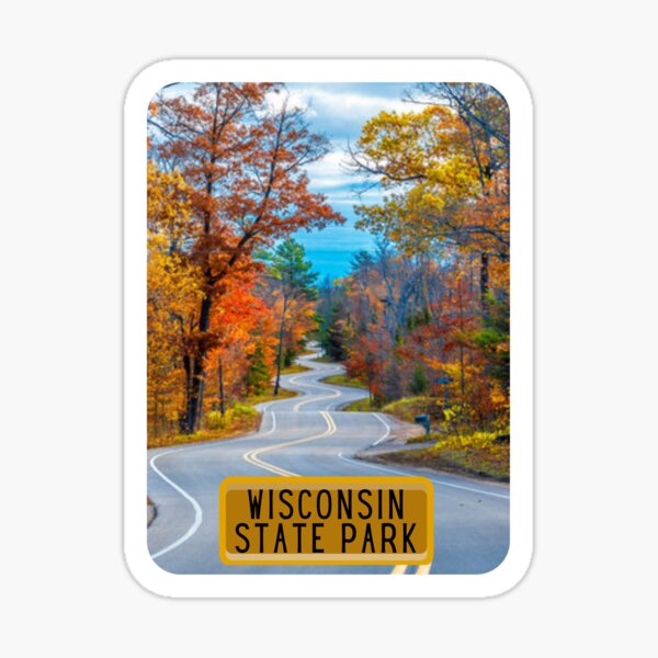 "Wisconsin State Park" Sticker by Redbubble